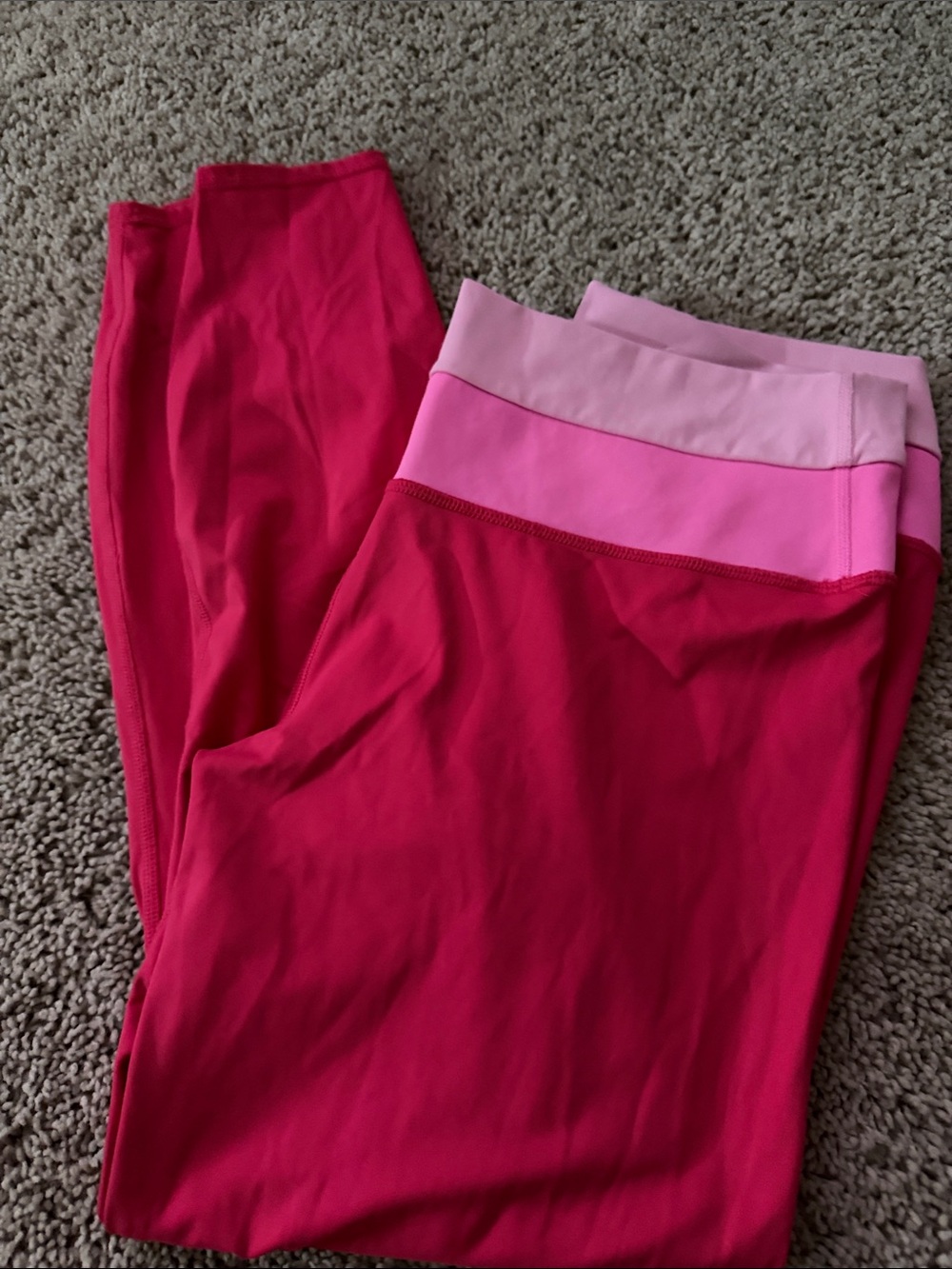 JoyLab Pink Colorblock High-Waist Leggings